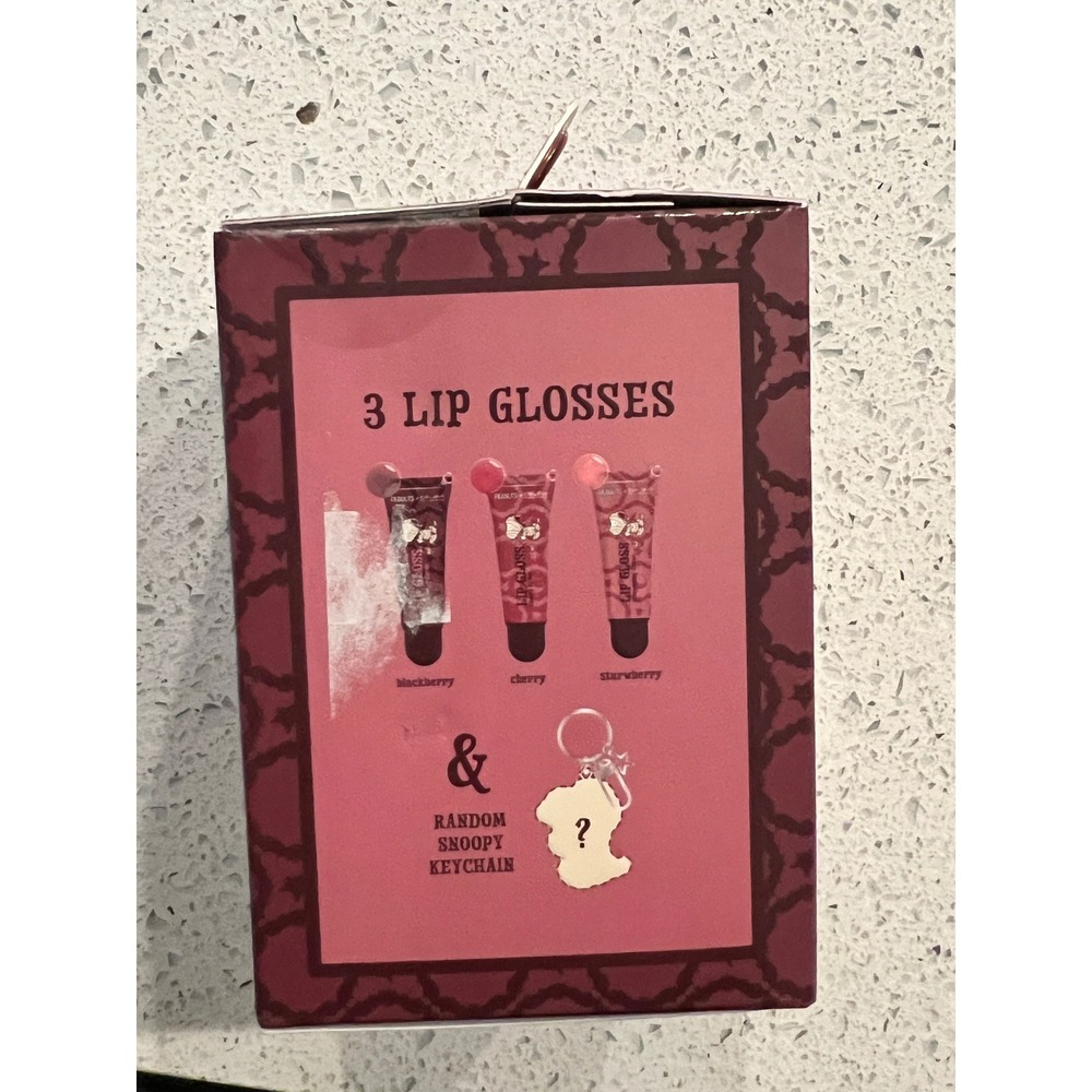 Peanuts x Celavi Snoopy Halloween Lip Gloss Blind Box 3pk & Mystery Keychain - Picture 4 of 4